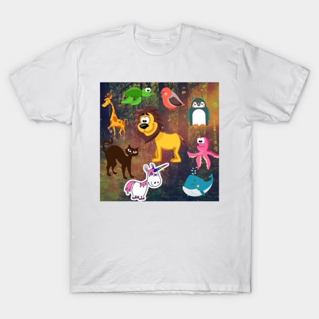 Animals and Nature T-Shirt by Rivas Teepub Store